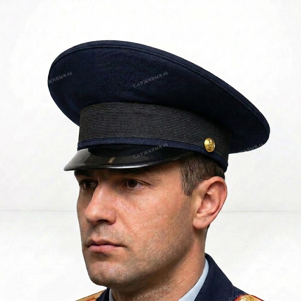 Артикул: 2000000604572 Фуражка простая Полиция темно-синяя габардин