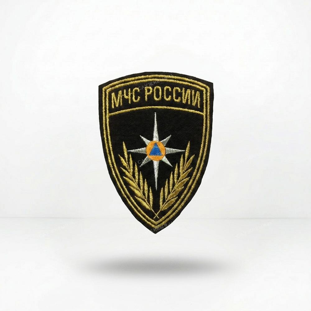 Артикул: 2000000142050 Шеврон МЧС России (щит), вышитый