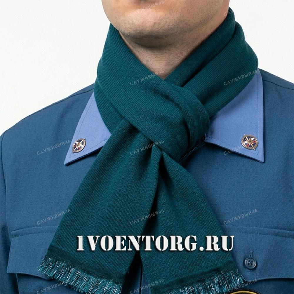 Артикул: 2000000089409 Шарф (кашне) форменный «МЧС» уставной, морская волна