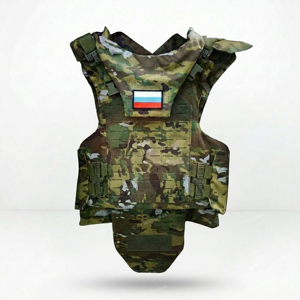 Артикул: 2000000613703 Бронежилет модульный с баллистикой FULL ARMOR МУЛЬТИКАМ ХХL (СВМПЭ 45 слоёв)